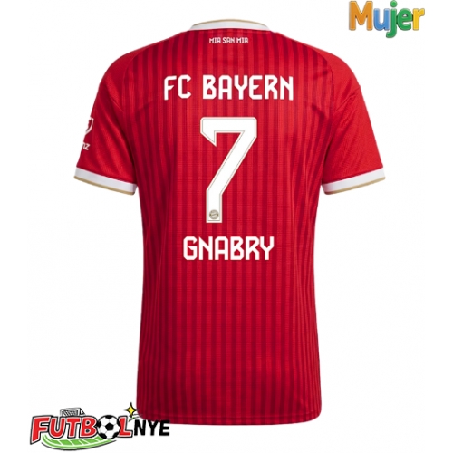 Camiseta Bayern Munich Serge Gnabry #7 Primera Equipación para mujer 2026-27 manga corta